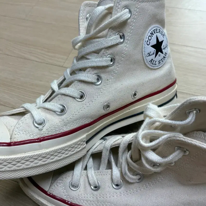 [BUNJANG] Converse Chuck 70s Ivory High 245 / 컨버스 척테일러 70s 아이보리 하이 245