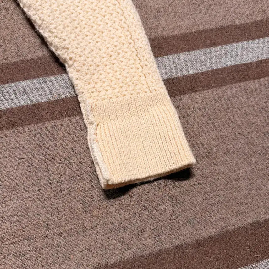 [BUNJANG] Barbour Fisherman Pure Wool Knit Sweater / 타임세일)Barbour 바버 퓨어울 피셔맨 니트 L