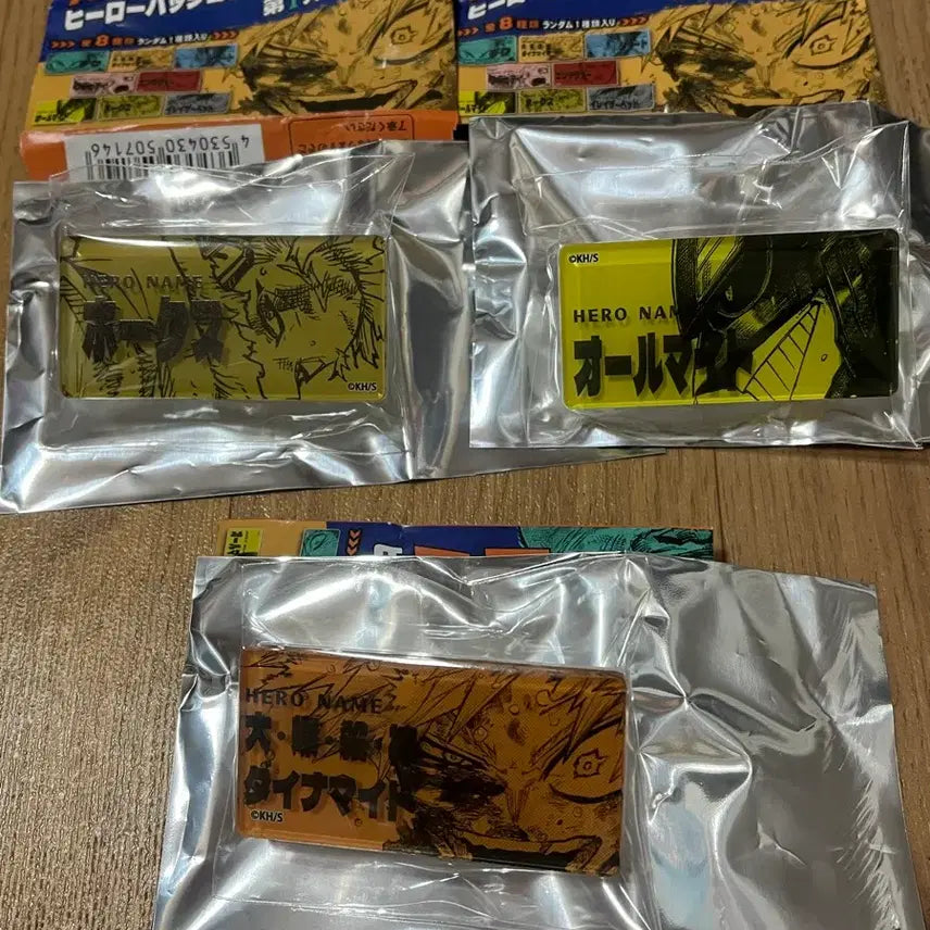 [BUNJANG] My Hero Academia Jump Shop Hero Acrylic Badge Set / 히로아카 점프샵 히어로 명찰 아크릴 뱃지 3종일괄판매
