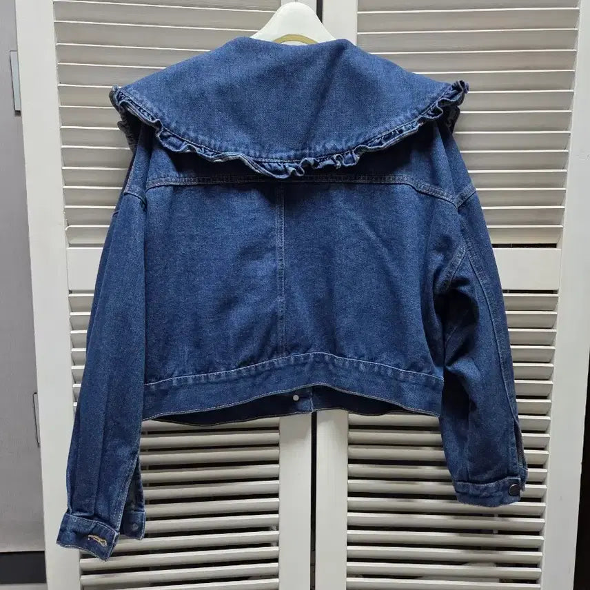 [BUNJANG] Big Collar Denim Jacket / 빅카라넥 데님자켓