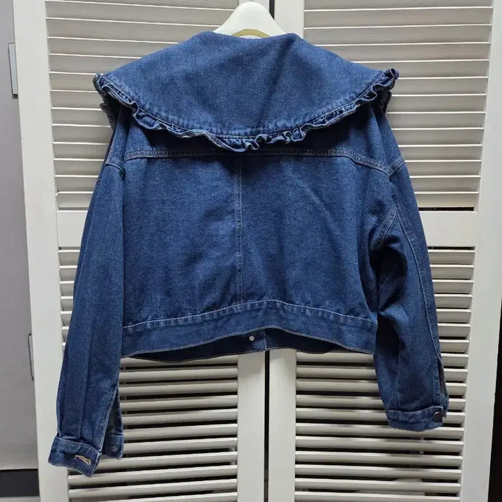 [BUNJANG] Big Collar Denim Jacket / 빅카라넥 데님자켓