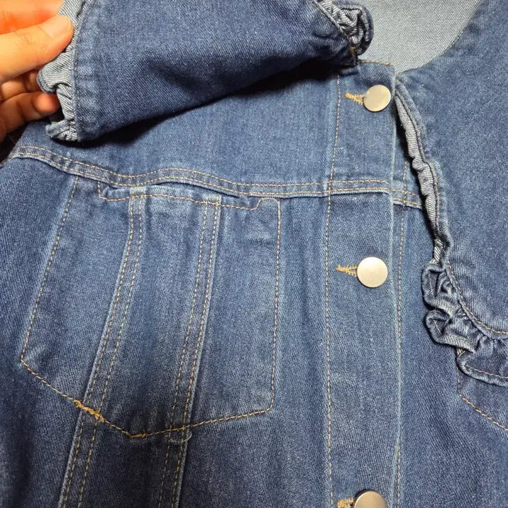 [BUNJANG] Big Collar Denim Jacket / 빅카라넥 데님자켓