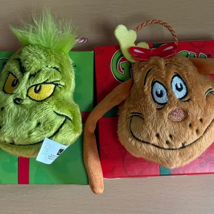 [BUNJANG] Dr. Seuss Grinch & Max Doll Set / 그린치 해피밀