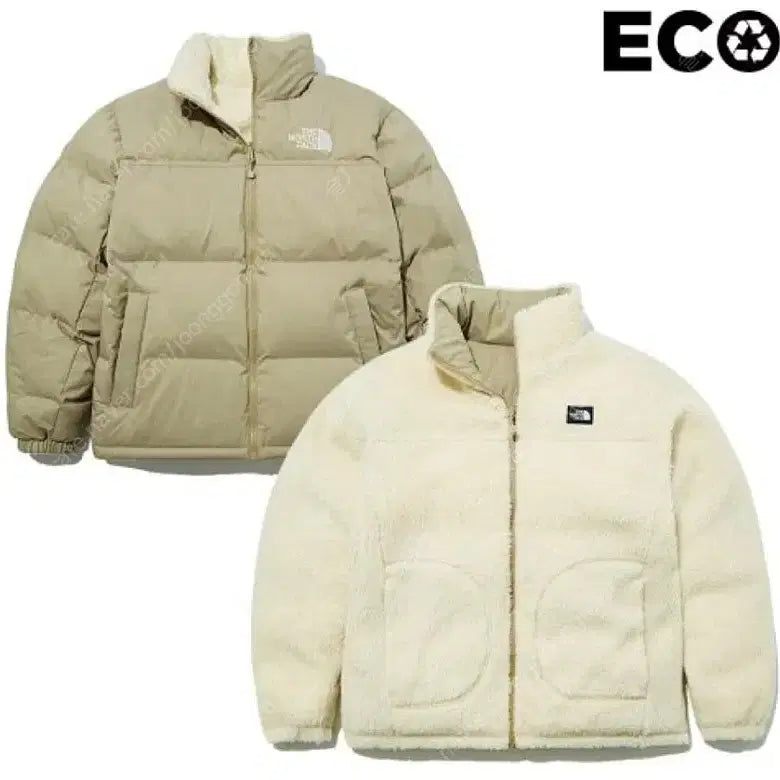 [BUNJANG] The North Face Reversible Nuptse/Fleece Padded Jacket / 노스페이스 눕시/후리스 리버시블 패딩