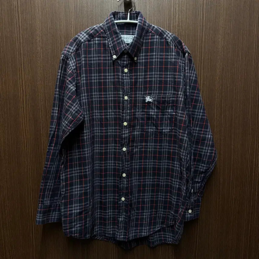 [BUNJANG] Burberry Nova Check Shirt S / 버버리 노바체크 남방 S