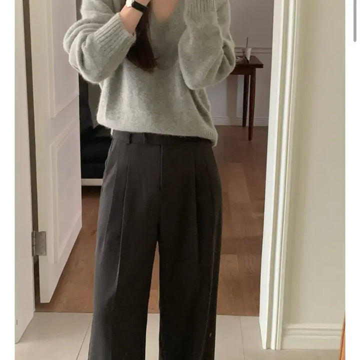 [BUNJANG] Merriaround Winter Two Tuck Slacks / 31일까지/ 메리어라운드 윈터 투턱 슬랙스