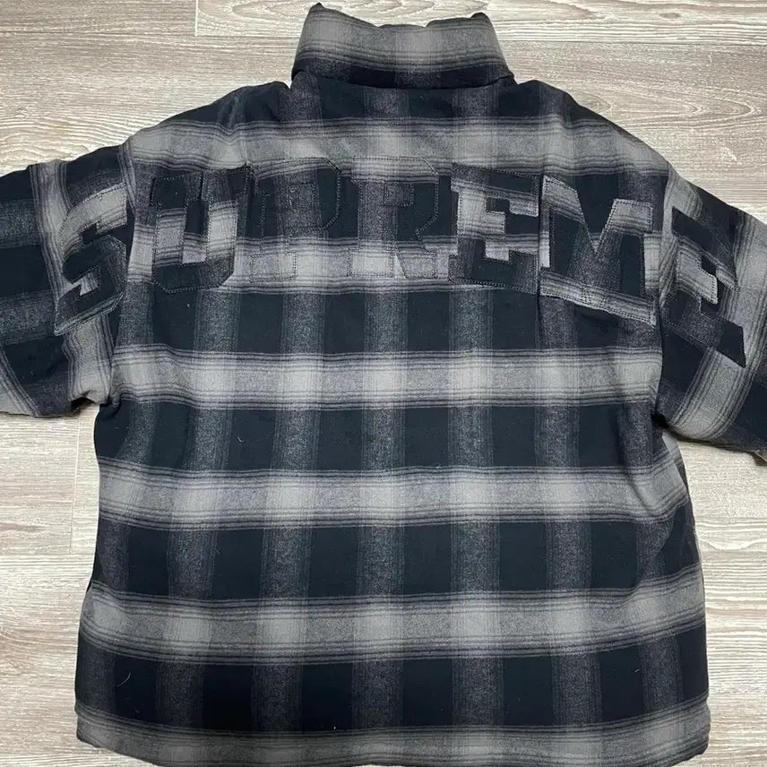 [BUNJANG] Supreme Reversible Padded Jacket / 슈프림 플란넬 리버서블 패딩