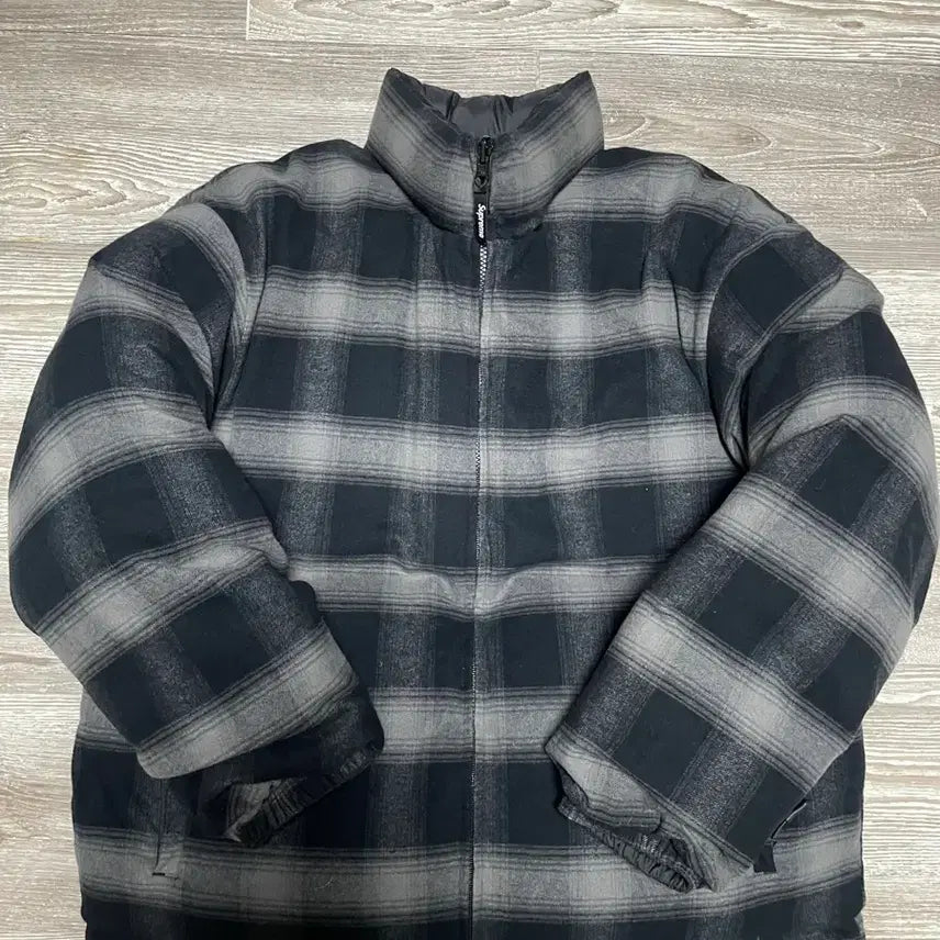 [BUNJANG] Supreme Reversible Padded Jacket / 슈프림 플란넬 리버서블 패딩