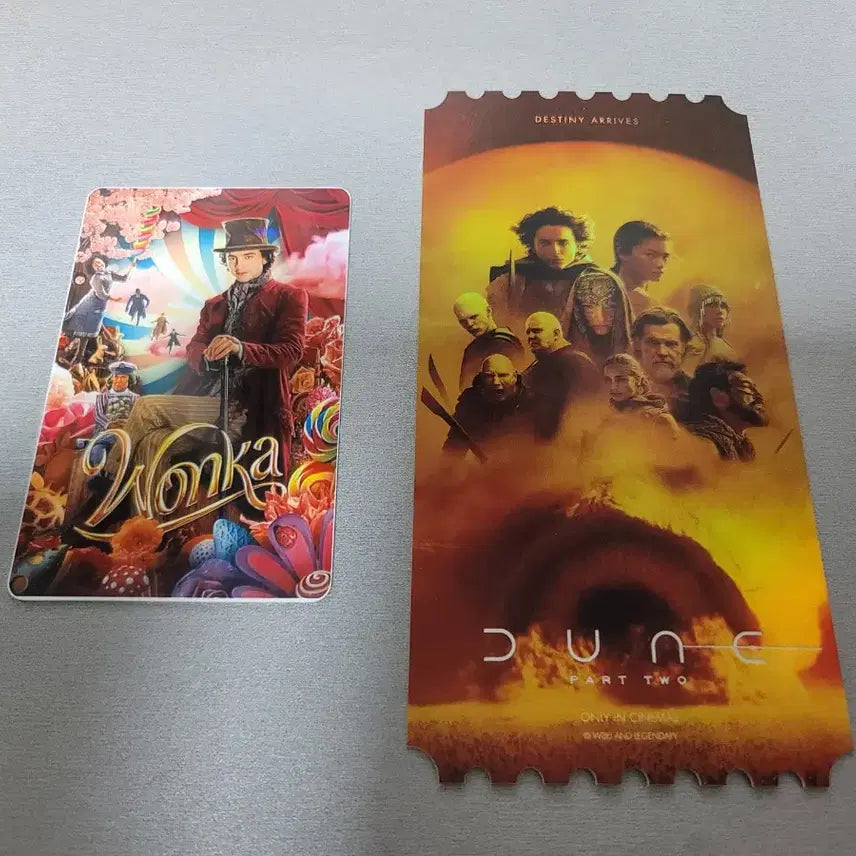 [BUNJANG] Dune 2 CGV Original Ticket and Art Card / 듄2 ttt 삼티 cgv 오리지널티켓 아트카드