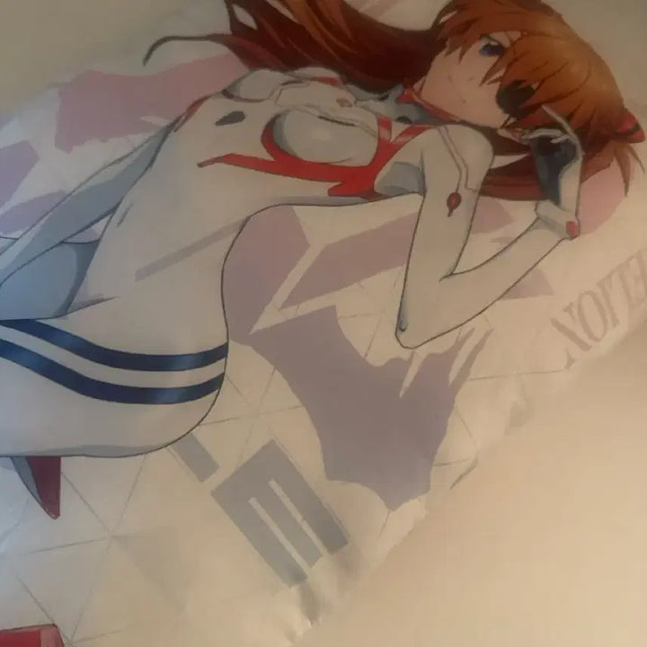 [BUNJANG] Evangelion Asuka Character Pillow Cushion / 에반게리온 아스카 캐릭터 베개 쿠션 미소녀 방꾸