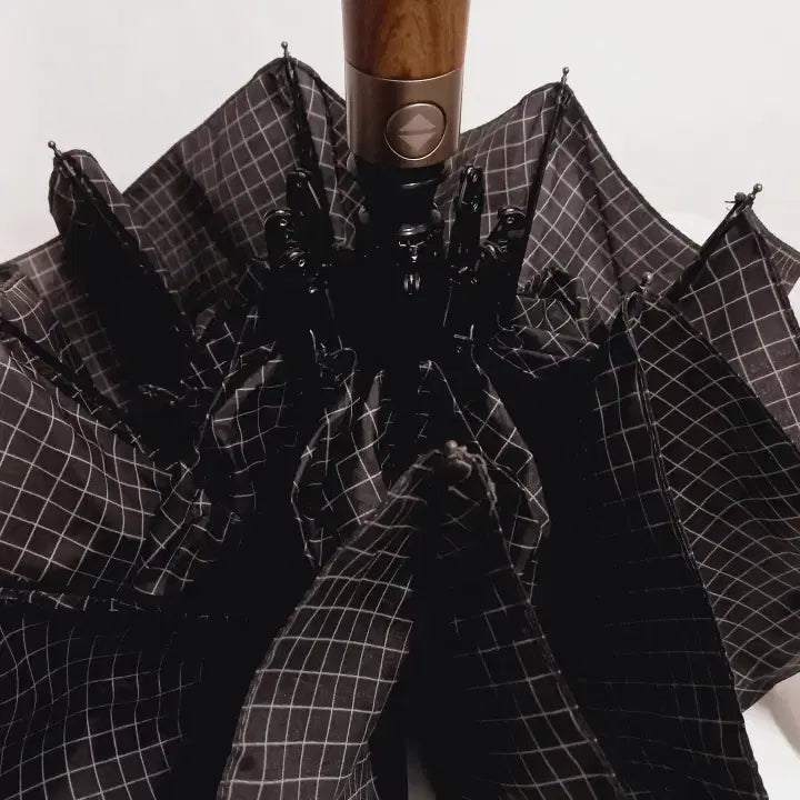 [BUNJANG] Black Automatic Umbrella for Men / 고급 자동 우산 정장신사용 블랙 양산