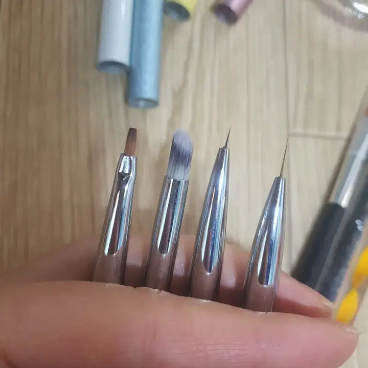 [BUNJANG] Nail Art Brush Set / 네일아트 젤네일 브러시 브러쉬 도트펜 도구 7종