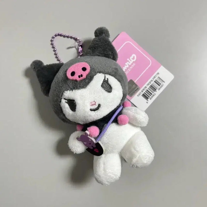 [BUNJANG] Sanrio Kuromi Friends Bag Charm Keychain / 산리오 정품 쿠로미 프렌즈가방 인형가방걸이 키링 8cm