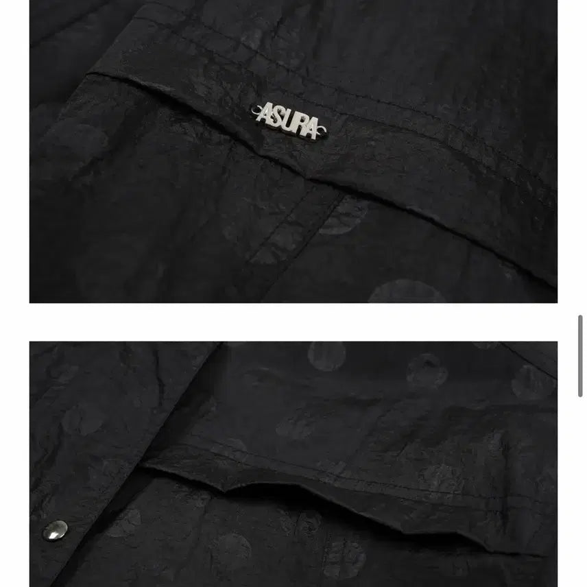 [BUNJANG] ASURA Pattern Duo Bomber Jacket (Black Dot) / ASURA 아수라 패턴 듀오 붐버 자켓 (블랙 도트)