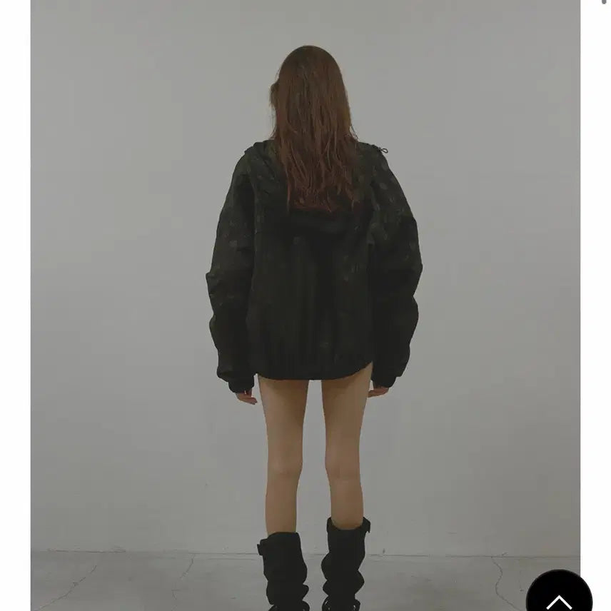 [BUNJANG] ASURA Pattern Duo Bomber Jacket (Black Dot) / ASURA 아수라 패턴 듀오 붐버 자켓 (블랙 도트)