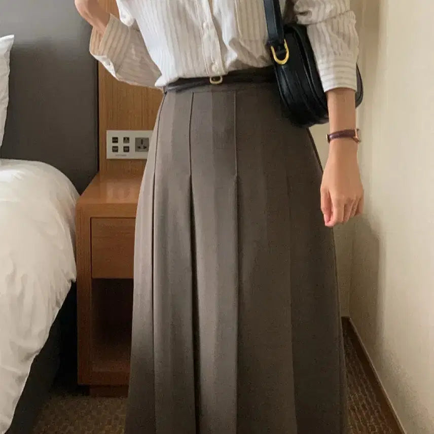 [BUNJANG] Slowlist Hope Pleated Skirt / [슬로우리스트] [3천장돌파][키작녀][MADE]호프 플리츠 스커트