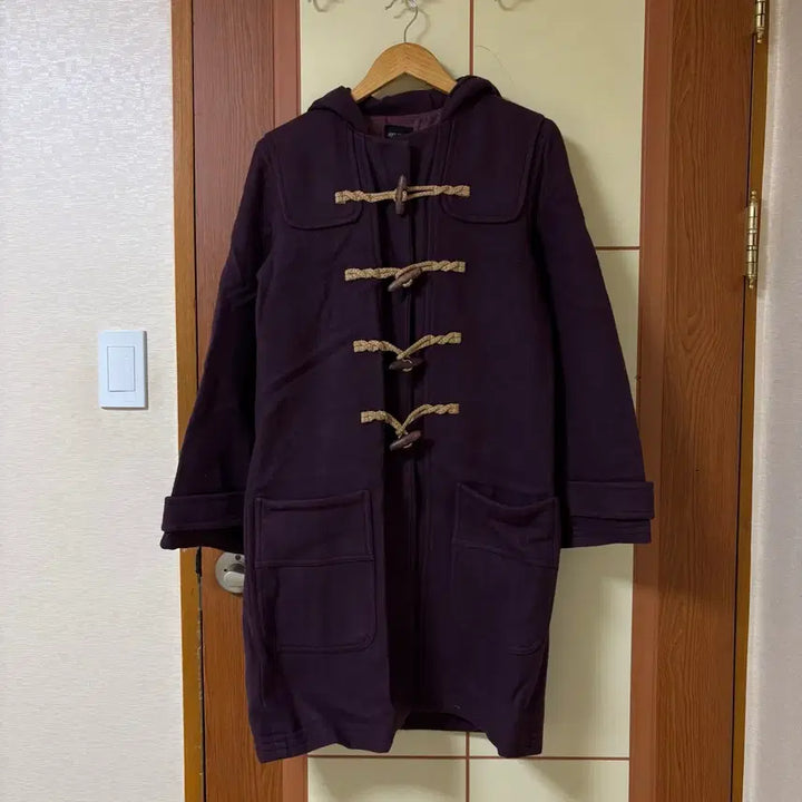 [BUNJANG] Vintage Purple Duffle Coat / 빈티지 보라 떡볶이 코트