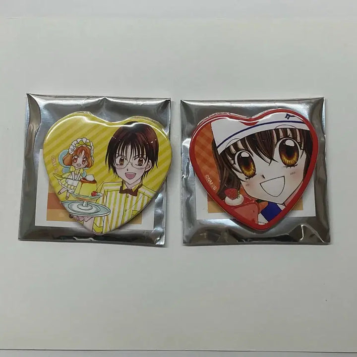 [BUNJANG] Dream Bakery Original Heart Can Badges Bundle / 꿈빛파티시엘 꿈파 원화 하트 캔뱃지 딸기 도하 일괄