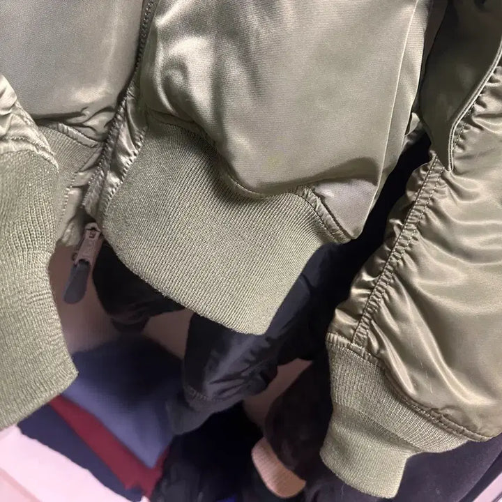 [BUNJANG] MA-1 Regular Sage Green Jacket / (XL) 알파인더스트리 ma-1 레귤러 세이지그린