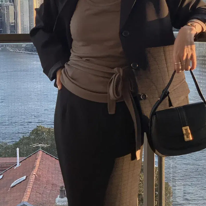 [BUNJANG] Slowlist Elte Belt Set Skirt / [슬로우리스트 MADE]엘트 벨트세트 스커트 치마