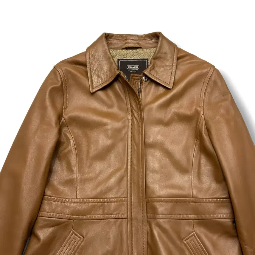 [BUNJANG] COACH Vintage Real Leather Jacket / COACH 올드 코치 빈티지 리얼레더 가죽자켓