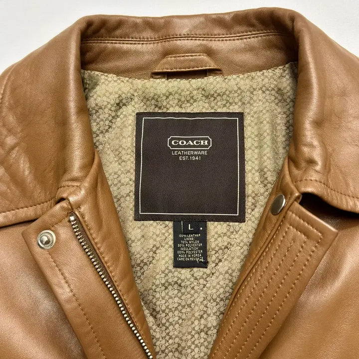 [BUNJANG] COACH Vintage Real Leather Jacket / COACH 올드 코치 빈티지 리얼레더 가죽자켓