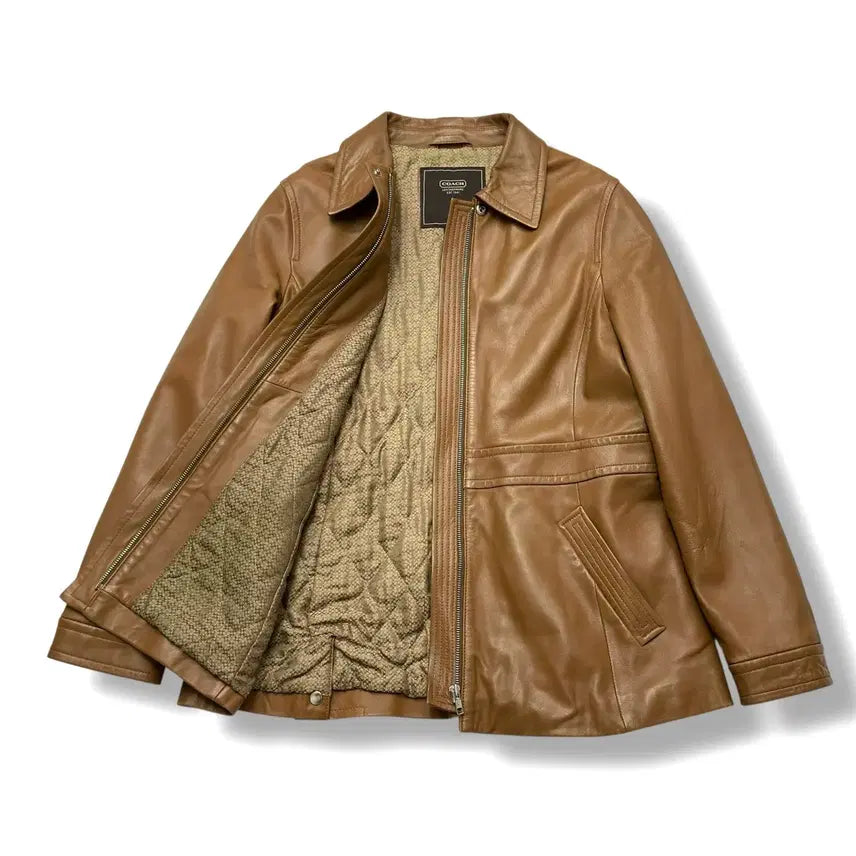 [BUNJANG] COACH Vintage Real Leather Jacket / COACH 올드 코치 빈티지 리얼레더 가죽자켓