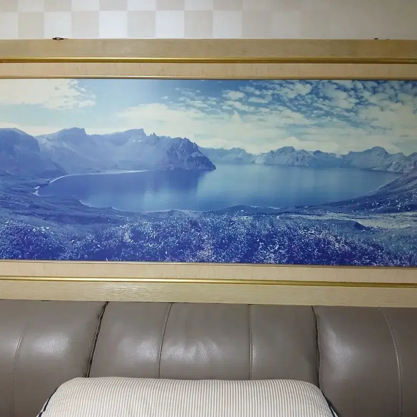 [BUNJANG] Baekdusan Cheonji Panoramic Painting / 백두산 천지 전경 대형 작품입니다