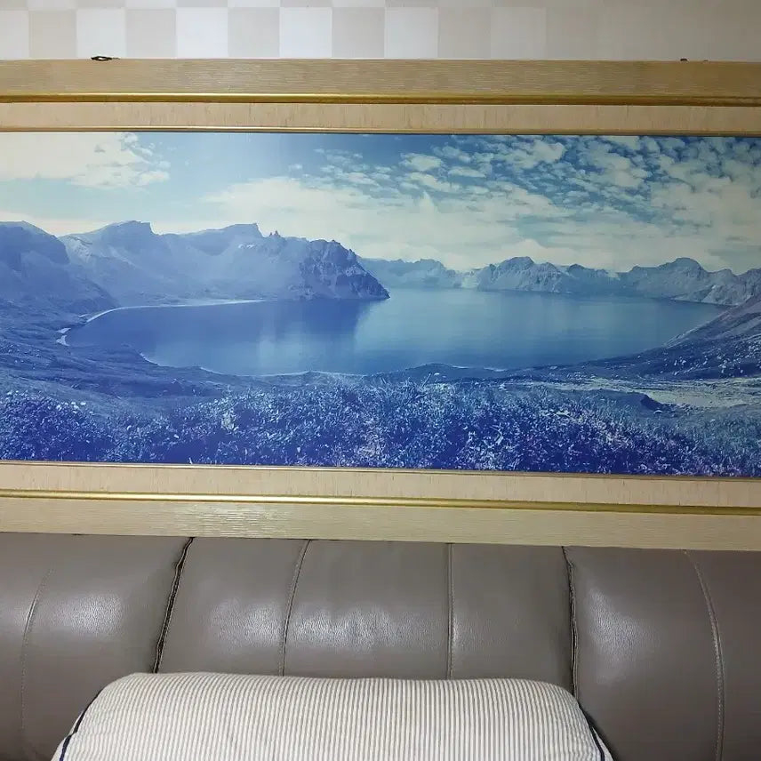 [BUNJANG] Baekdusan Cheonji Panoramic Painting / 백두산 천지 전경 대형 작품입니다