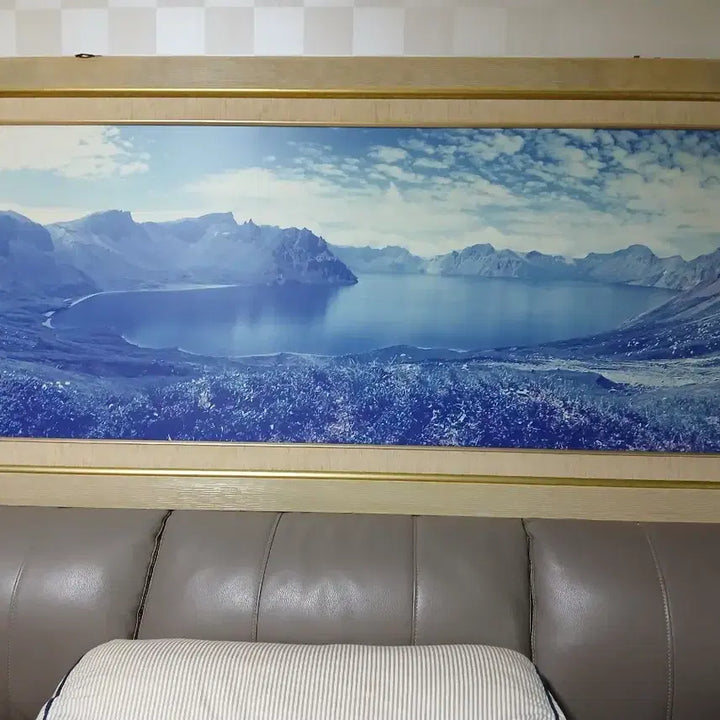[BUNJANG] Baekdusan Cheonji Panoramic Painting / 백두산 천지 전경 대형 작품입니다