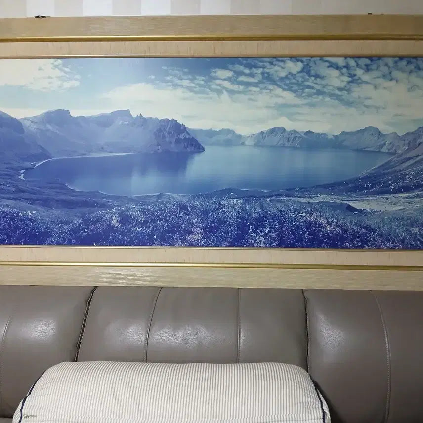 [BUNJANG] Baekdusan Cheonji Panoramic Painting / 백두산 천지 전경 대형 작품입니다