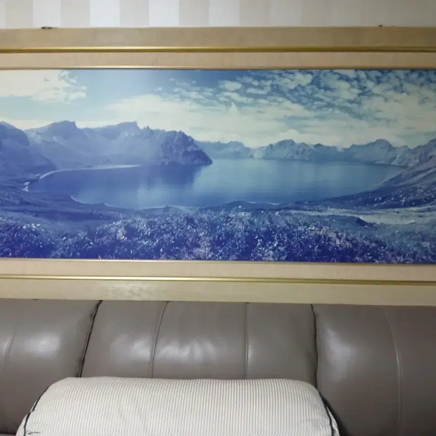 [BUNJANG] Baekdusan Cheonji Panoramic Painting / 백두산 천지 전경 대형 작품입니다