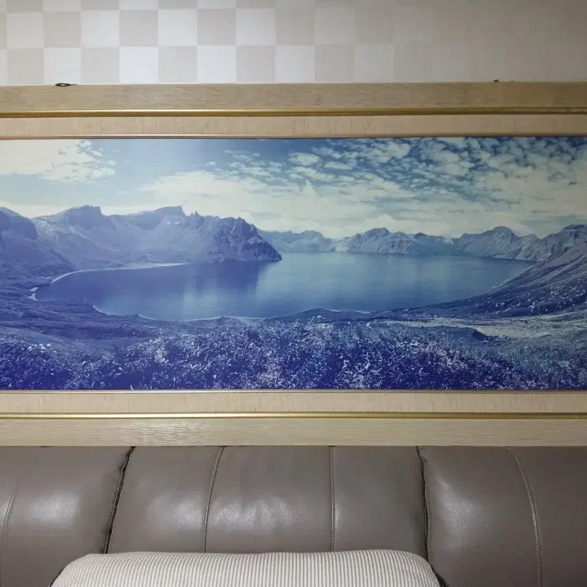 [BUNJANG] Baekdusan Cheonji Panoramic Painting / 백두산 천지 전경 대형 작품입니다
