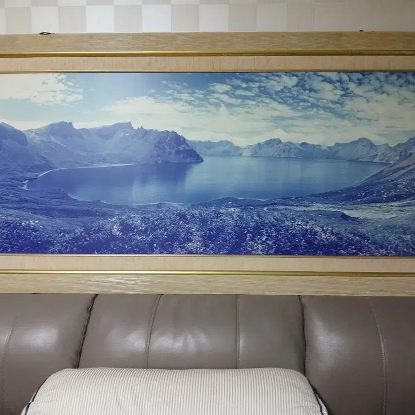 [BUNJANG] Baekdusan Cheonji Panoramic Painting / 백두산 천지 전경 대형 작품입니다