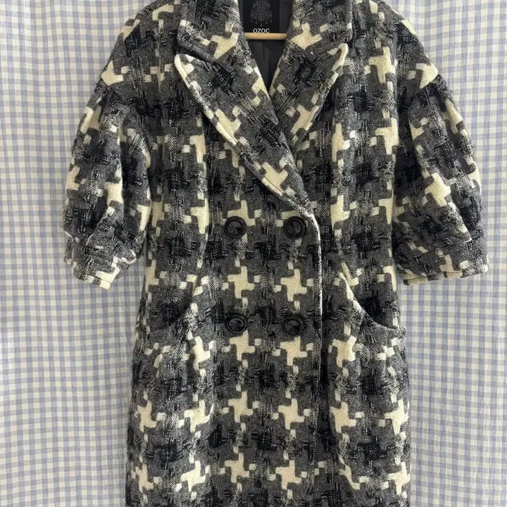 [BUNJANG] OZOC Houndstooth Check Jacket (Size 55) / OZOC 하운드투스 체크 자켓 55