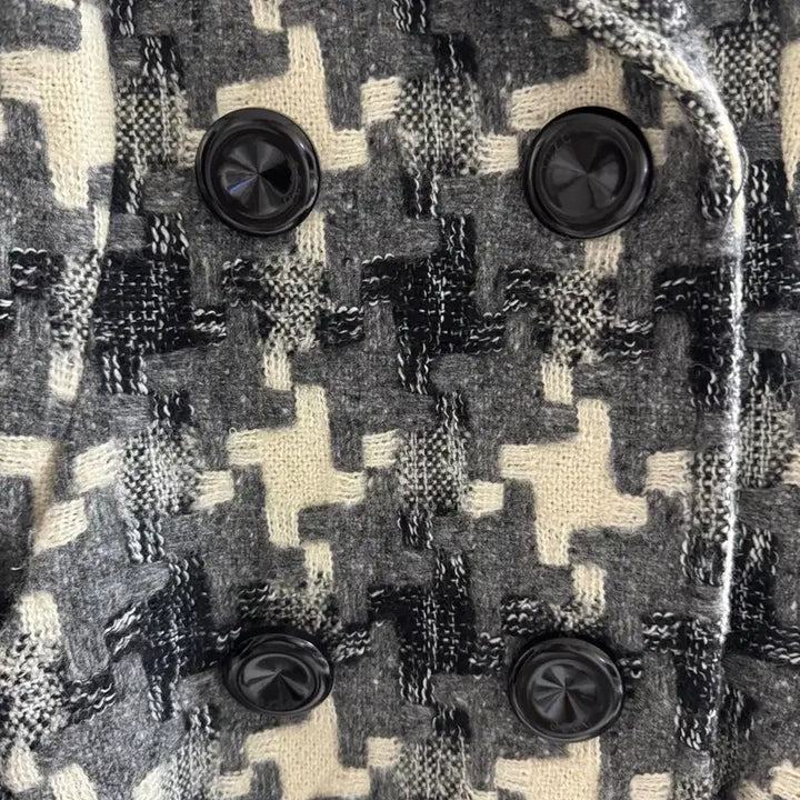 [BUNJANG] OZOC Houndstooth Check Jacket (Size 55) / OZOC 하운드투스 체크 자켓 55