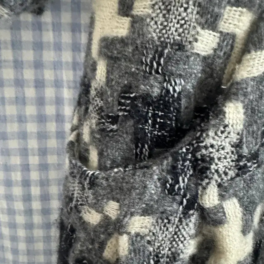 [BUNJANG] OZOC Houndstooth Check Jacket (Size 55) / OZOC 하운드투스 체크 자켓 55