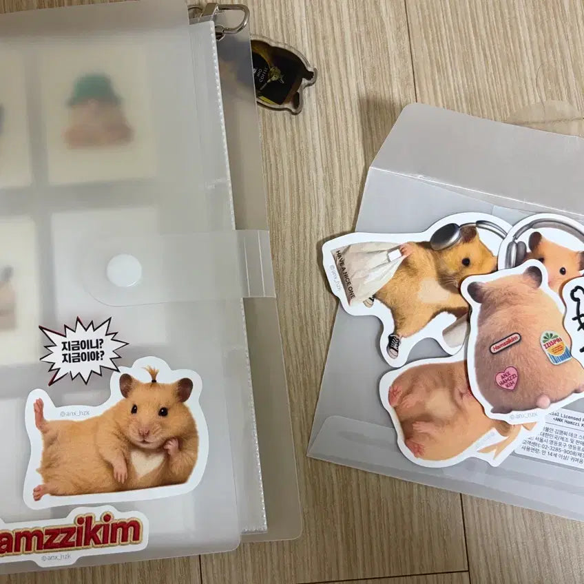[BUNJANG] Kim Hamzzi & Kim Quokka Sticker Bundle / 한정판 김햄찌 띠부씰 전종, 김쿼카 띠부씰 전종 스티커는 덤