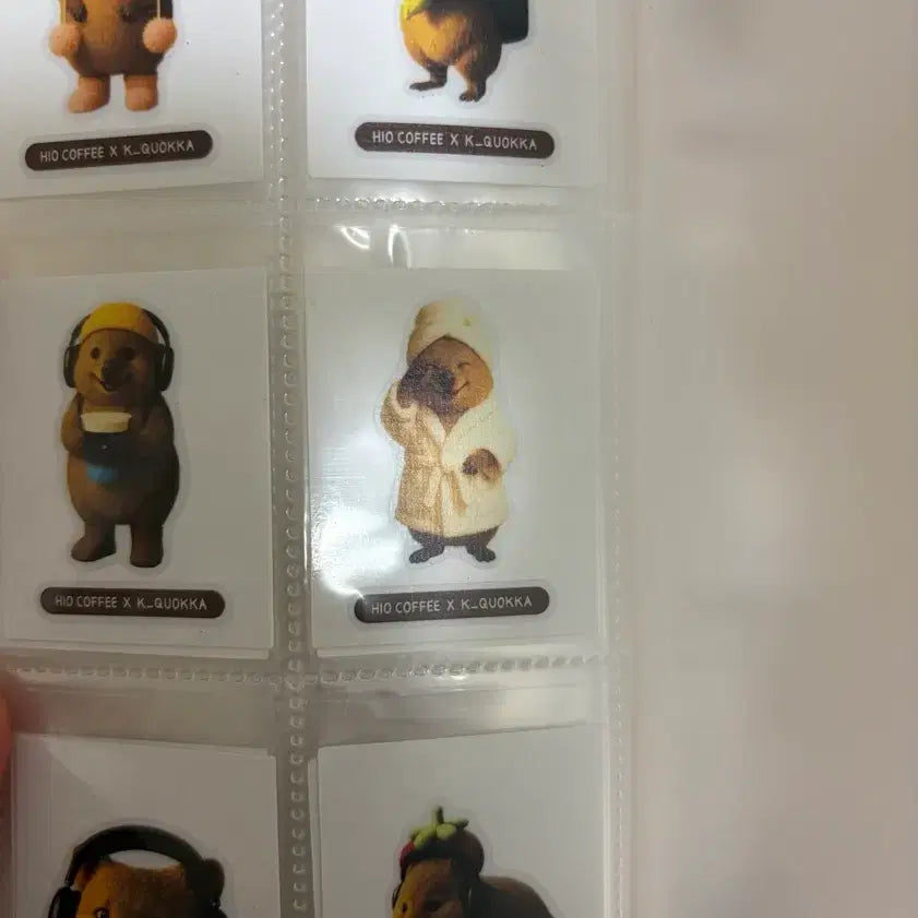 [BUNJANG] Kim Hamzzi & Kim Quokka Sticker Bundle / 한정판 김햄찌 띠부씰 전종, 김쿼카 띠부씰 전종 스티커는 덤