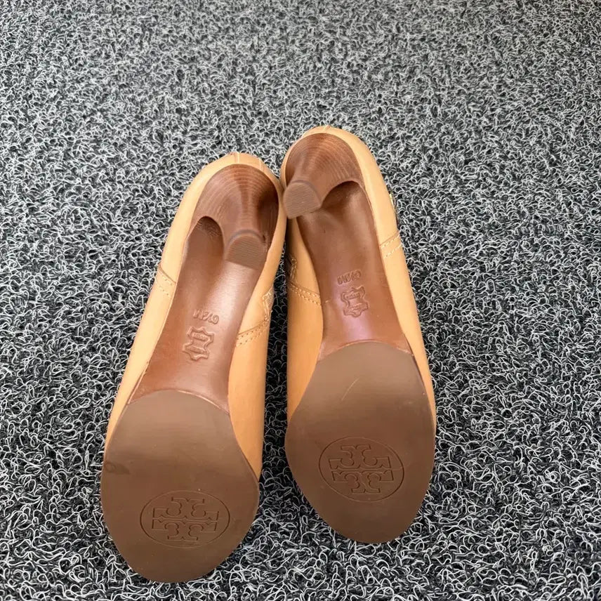 [BUNJANG] Tory Burch Leather Ankle Boots / 토리버치 브라운 레더 앵클 부츠