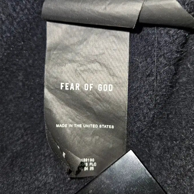 [BUNJANG] Fear of God 7th Collection Baseball Hoodie (L) / 피어 오브 갓 7 Th 컬렉션 베이스볼 후드 (L)