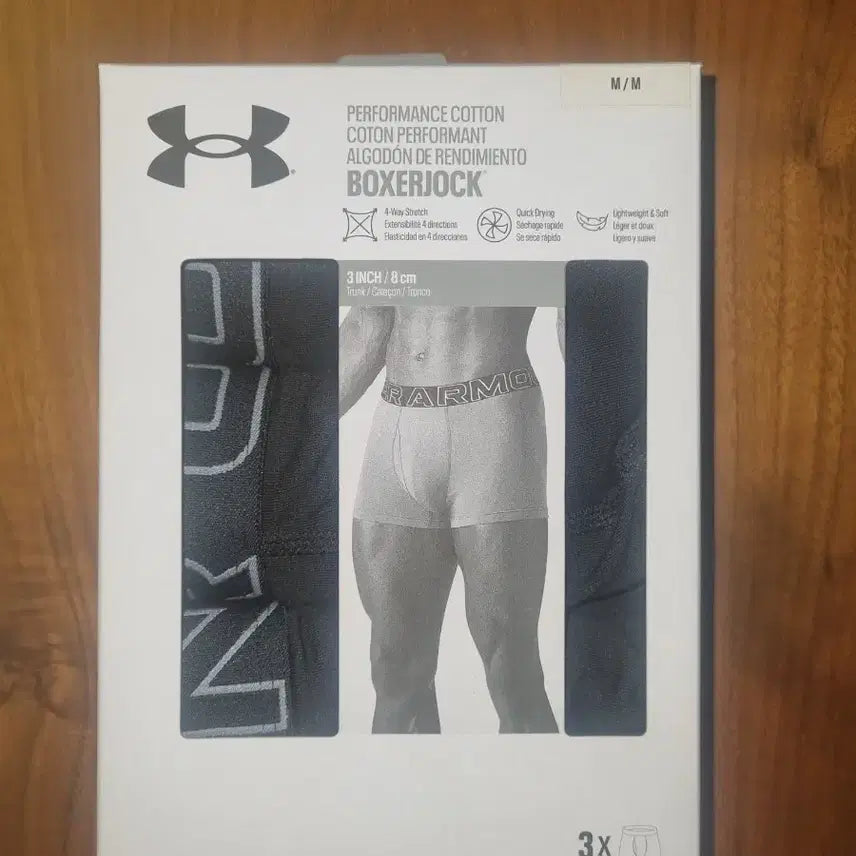 [BUNJANG] Under Armour Performance Cotton Drawers Underwear / 언더아머 퍼포먼스 코튼 드로즈 팬티
