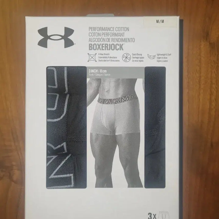 [BUNJANG] Under Armour Performance Cotton Drawers Underwear / 언더아머 퍼포먼스 코튼 드로즈 팬티