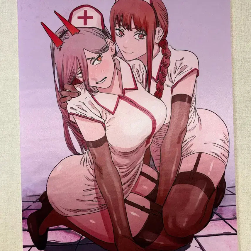[BUNJANG] Chainsaw Man Makima Power Nurse Tapestry / 체인소맨 마키마 파워 간호사 태피스트리