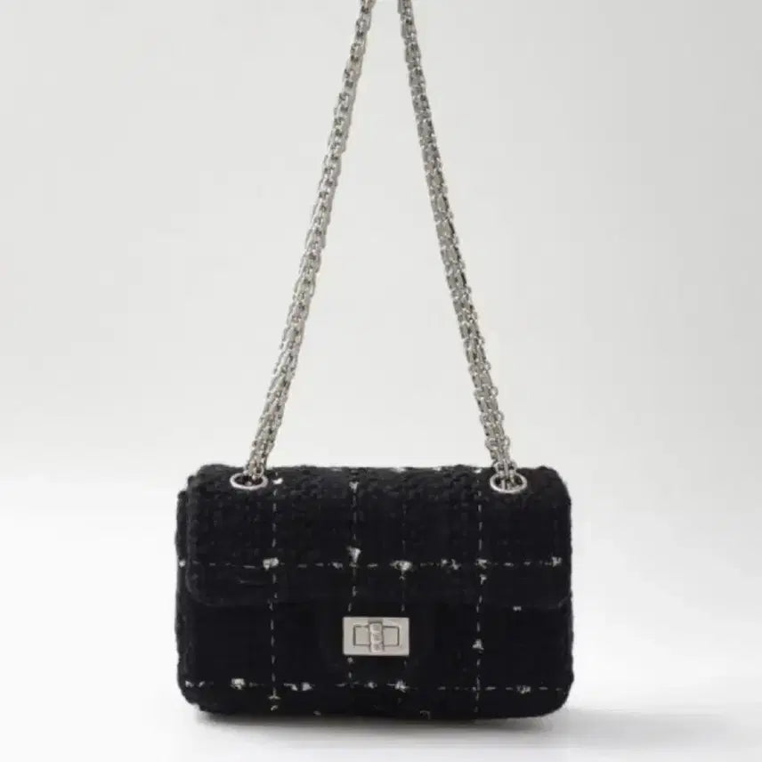 [BUNJANG] SIE Amelie Tweed Bag (Black Check) / 시에sie 아멜리 트위드백 (블랙 체크)