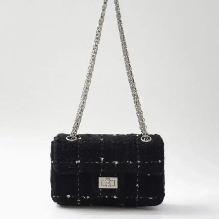 [BUNJANG] SIE Amelie Tweed Bag (Black Check) / 시에sie 아멜리 트위드백 (블랙 체크)