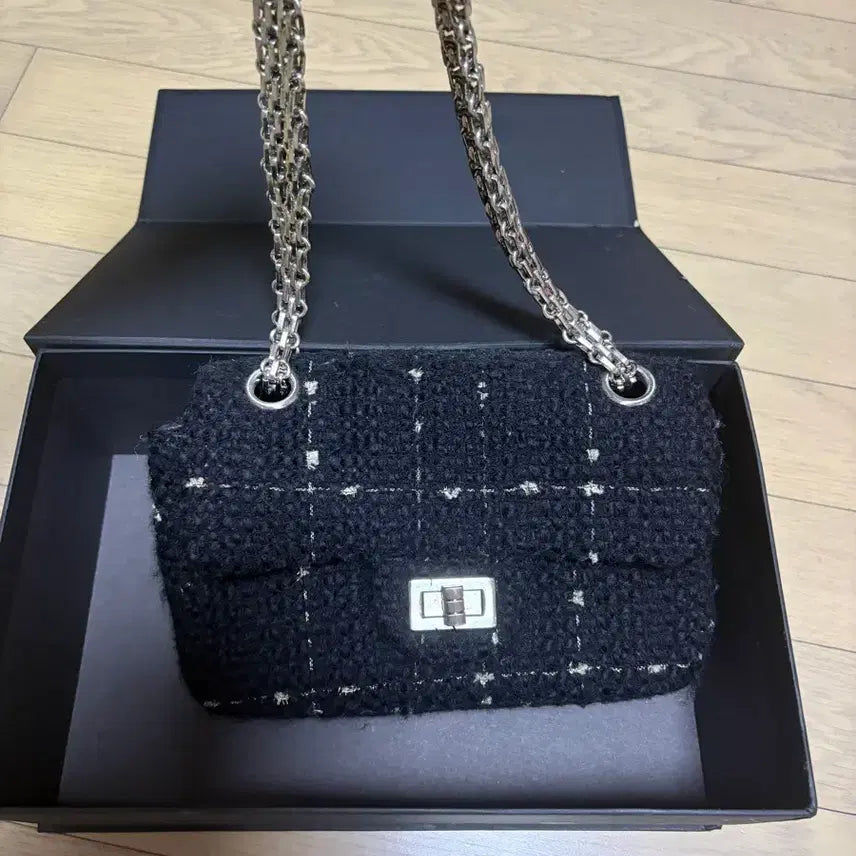[BUNJANG] SIE Amelie Tweed Bag (Black Check) / 시에sie 아멜리 트위드백 (블랙 체크)