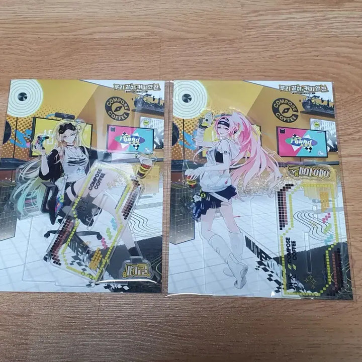 [BUNJANG] Lune Ames Compose Collaboration Acrylic Stand Bundle Set / 명조 컴포즈 콜라보 팝업 린네+에이메스 아크릴스탠드 일괄