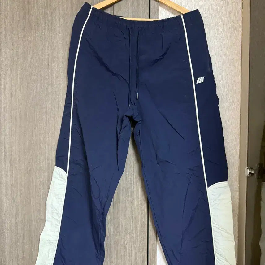 [BUNJANG] NFN (Not For Nerd) Nylon Racing Pants Navy L / 낫포너드 나일론 레이싱 팬츠 네이비 L사이즈