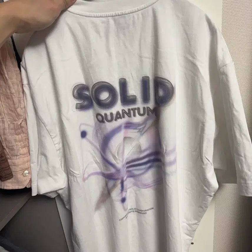 [BUNJANG] Solid Homme White Short Sleeve T-shirt / 솔리드옴므 반팔 50